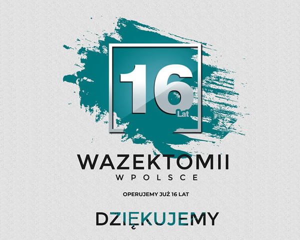 16 lat wazektomii w Polsce